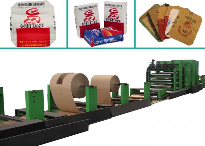 시멘트 관 벨브 부대를 위한 기계를 형성하는 2 원색 인쇄 음식 종이 봉지